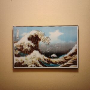 Big Wave Glitch Art