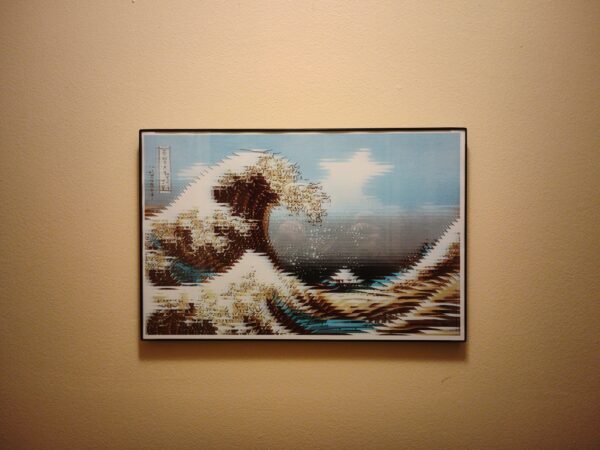 Big Wave Glitch Art